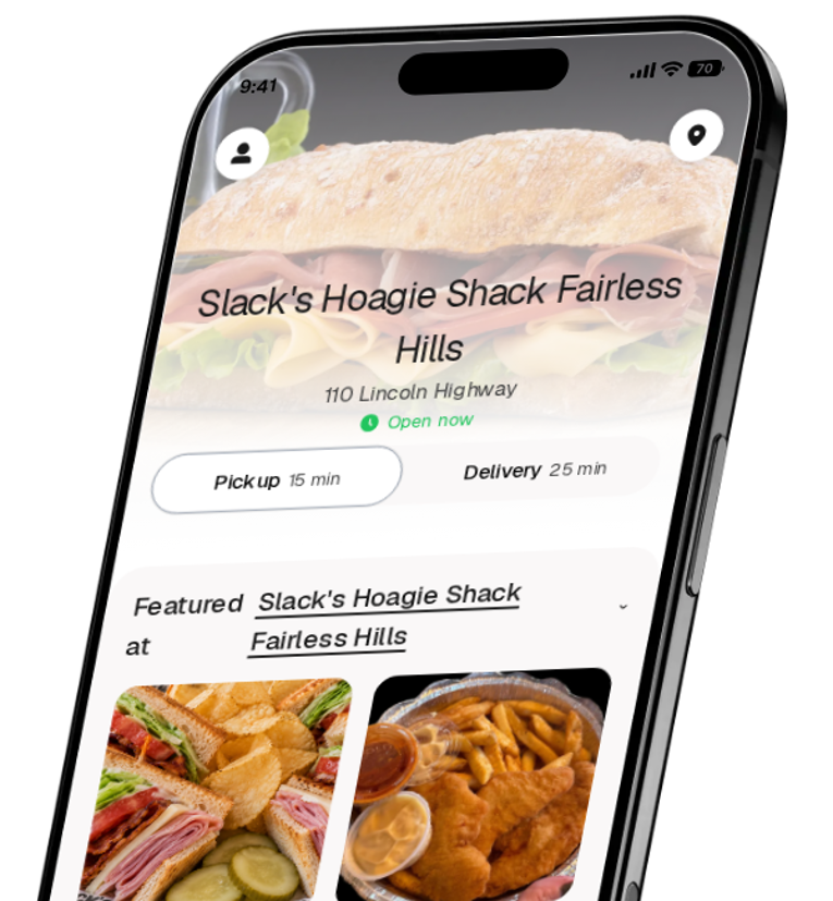 Slack's Hoagie Shack Fairless Hills app preview