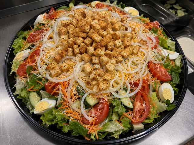 Slacks Tossed Salad Tray.