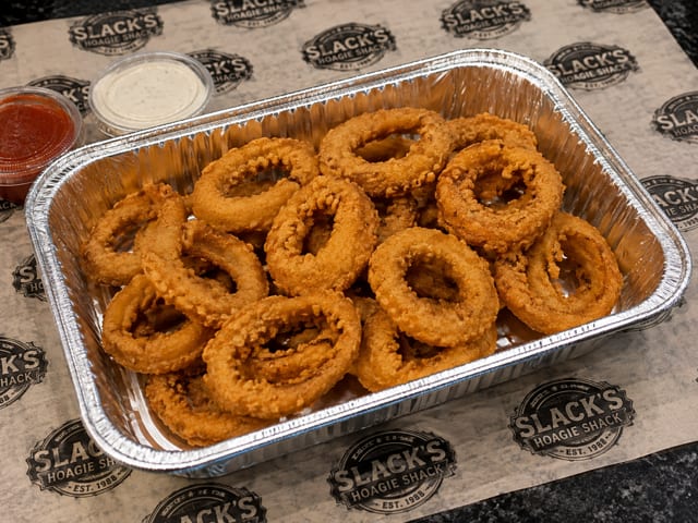Hot Appetizer Tray - Onion Rings.