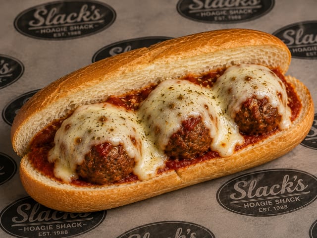 Meatball Parmigiana.