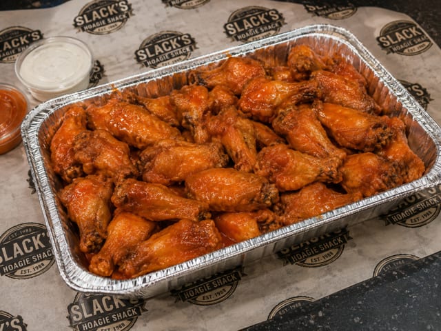 Hot Appetizer Tray - Buffalo Wings.