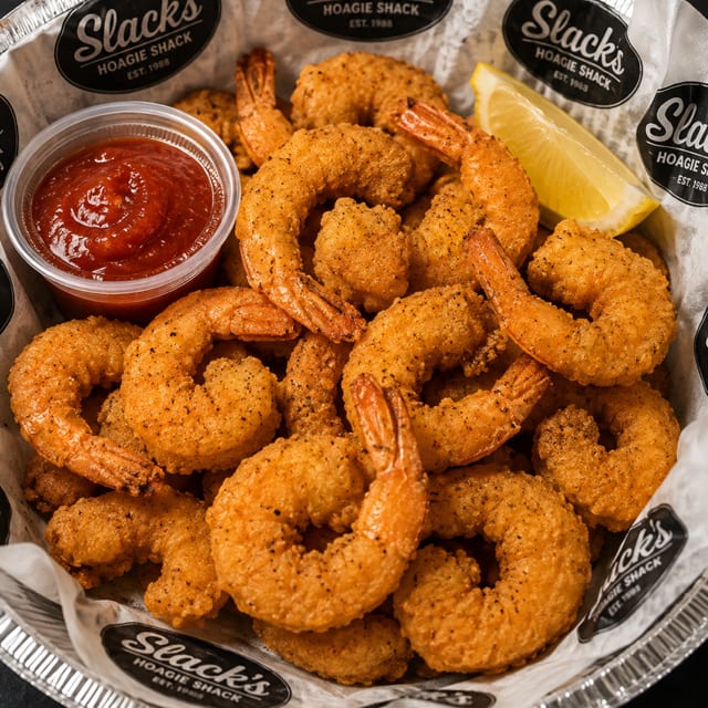 Shrimp in a Basket.