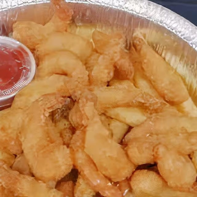 Shrimp in a Basket.