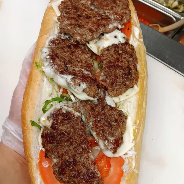 Cheeseburger Hoagie.