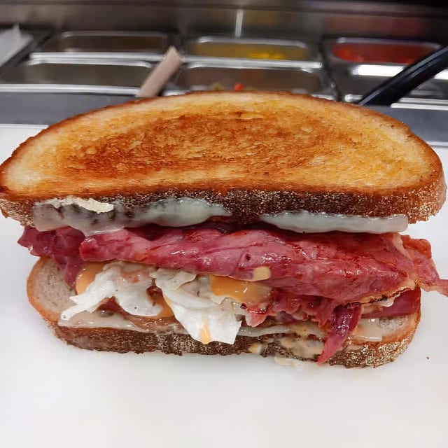 Grilled Corned Beef Special.