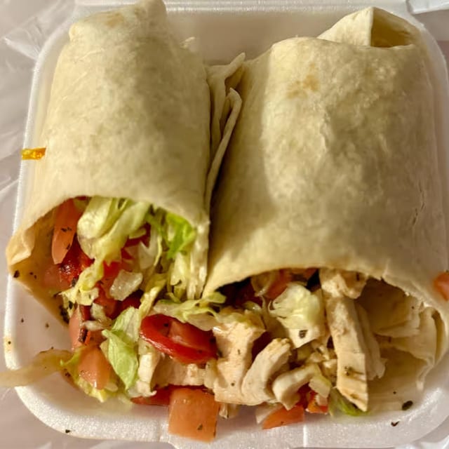 Baja Chicken Wrap.