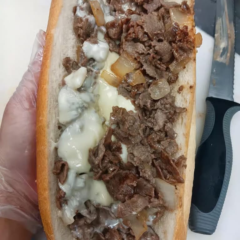 Indulge in Our Cheese Steak